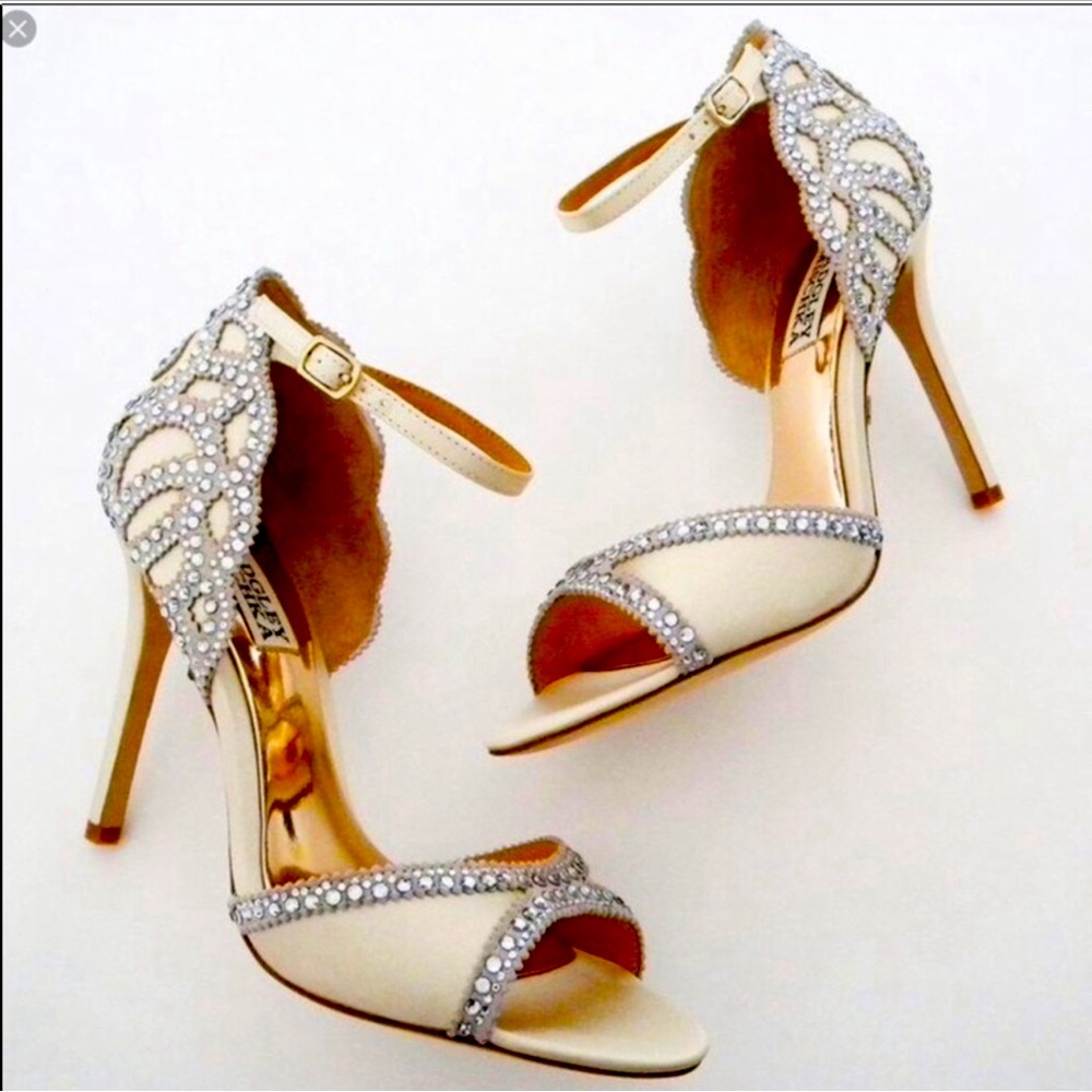 🆕 Badgley Mischka x Anthropologie ivory jeweled